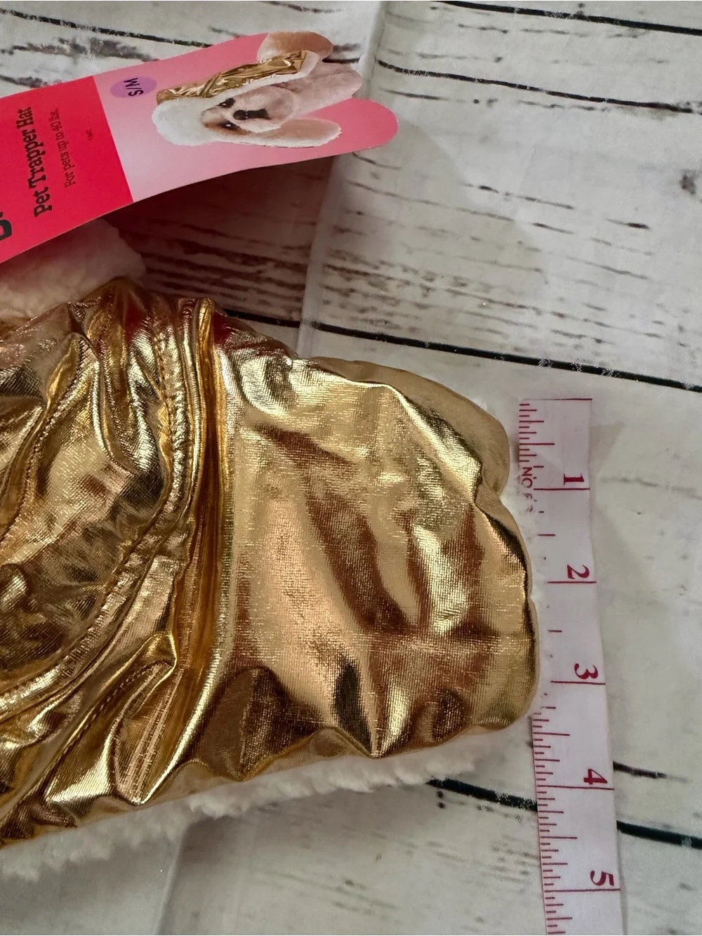 Boots & Barkley Kids Gold and Cream Trapper Hat